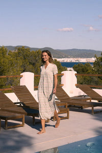 Nima Long Printed Dress
