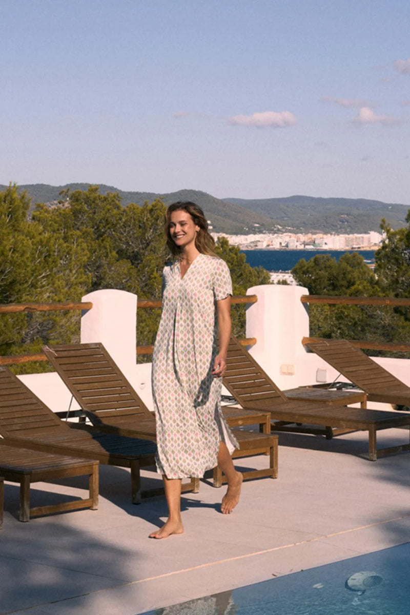 Nima Long Printed Dress