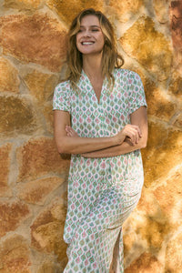 Nima Long Printed Dress
