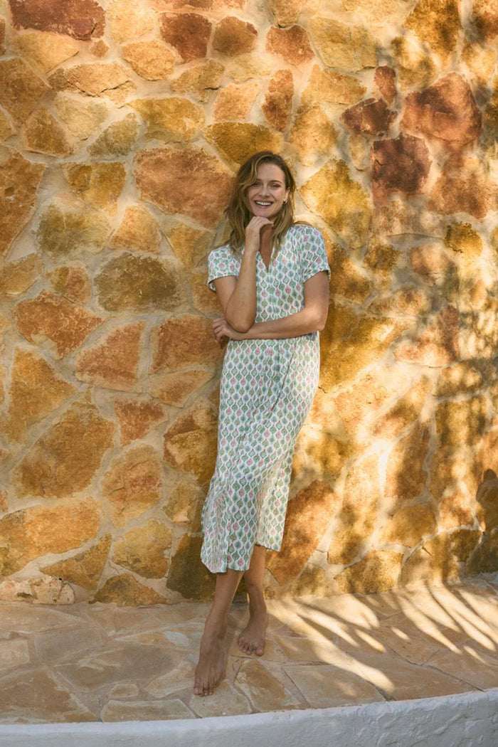 Nima Long Printed Dress