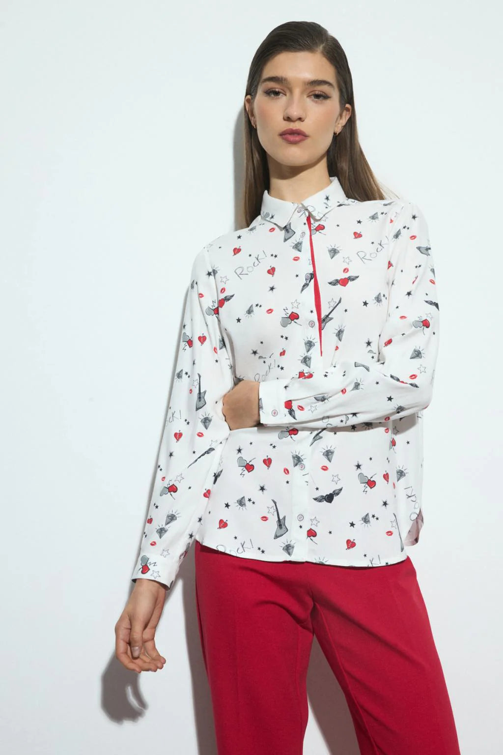 Rock Inspired Button Down Shirt