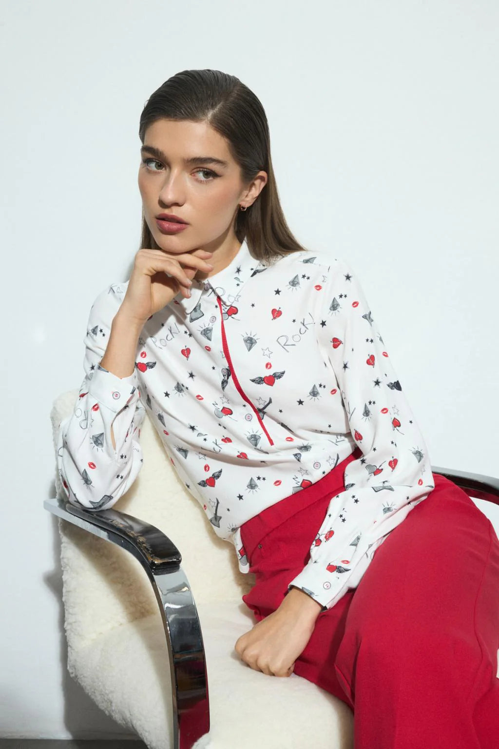 Rock Inspired Button Down Shirt