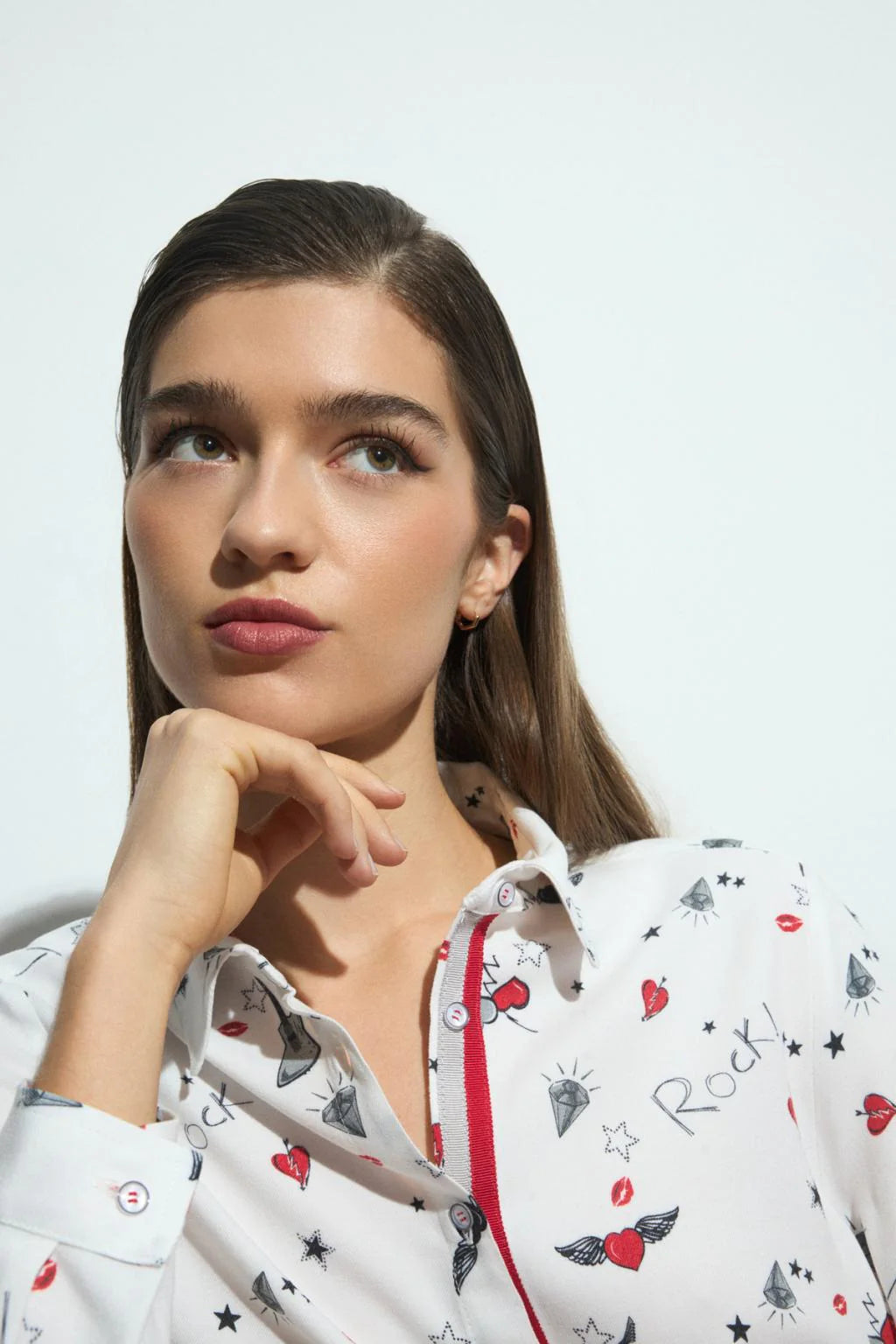 Rock Inspired Button Down Shirt