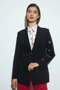 Americana Embroidered Rocker Detailed Blazer