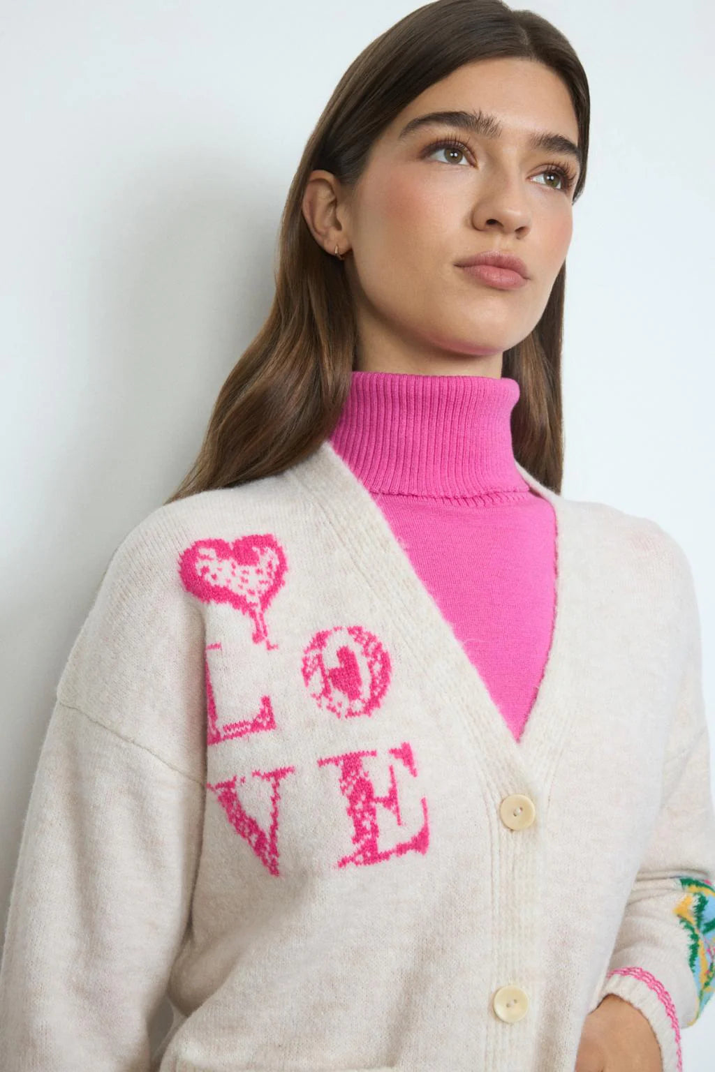 Pompeia - Long Printed Cardigan