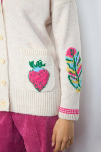 Pompeia - Long Printed Cardigan