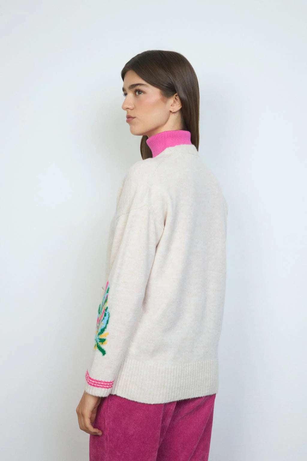 Pompeia - Long Printed Cardigan