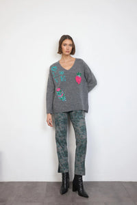 Terentia - Printed Knit Sweater