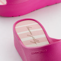 Sunny Platform Slides - Fuschia