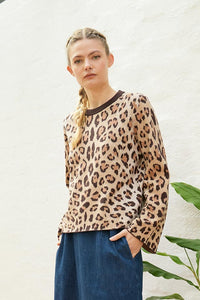 The Dreamer Label - Leopard Knit Sweater Jumper