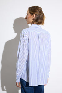 Tinta & Bariloche Altair Shirt blue stripe - side view