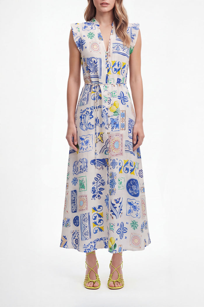 The Dreamer Label Victoria Sicily Maxi Dress