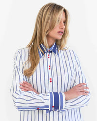 Eder by Anna - Belle Stripe Shirt detailed buttons