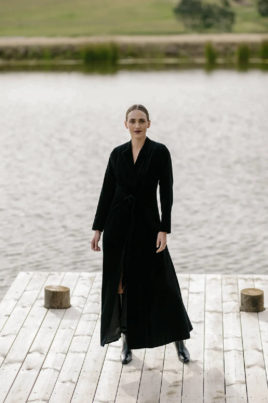 M.A Dainty - Stocker Long Velvet Coat