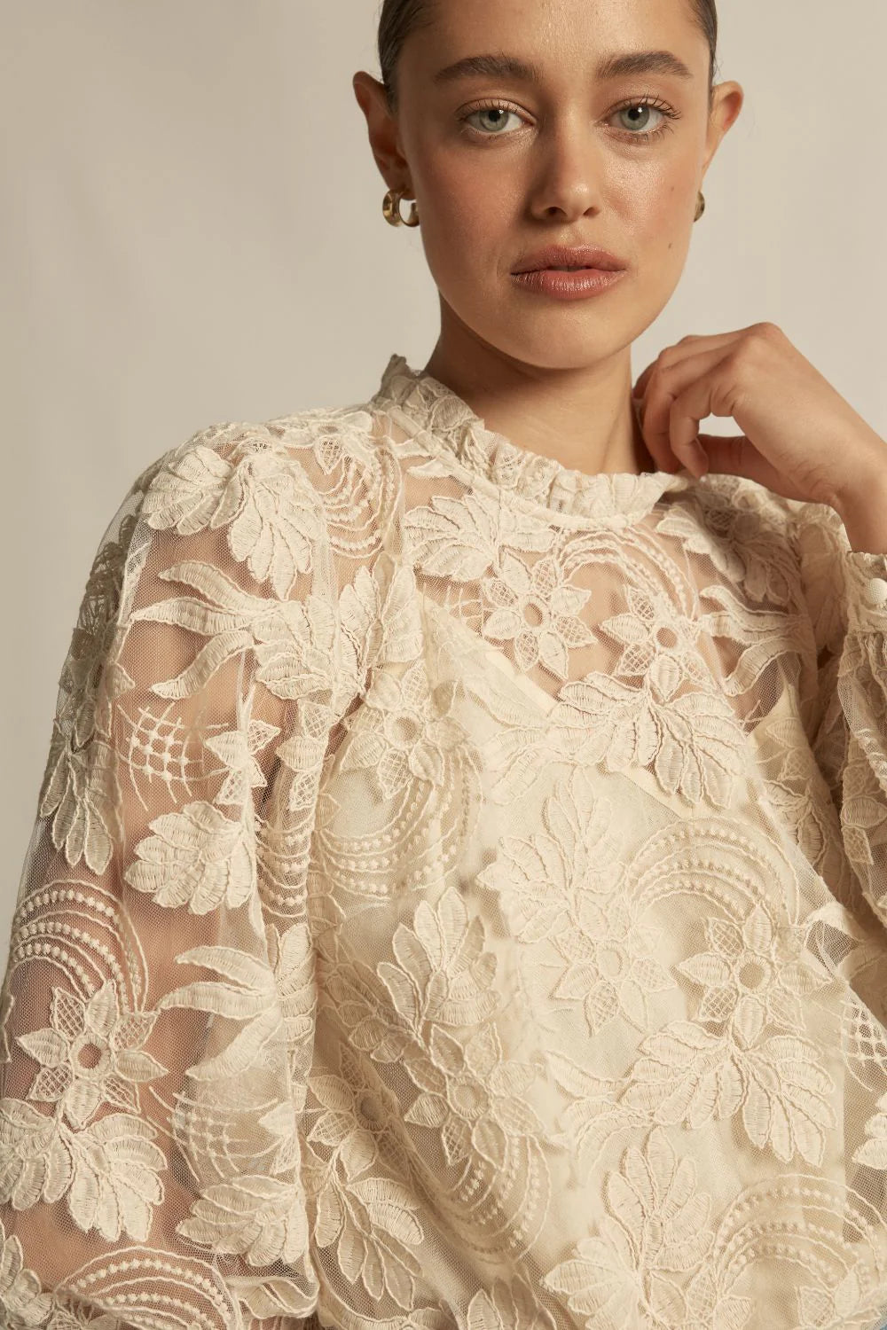 Zoe Kratzmann - Glint Top - Ecru