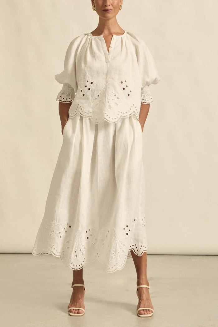 Zoe Kratzmann - Jetty Skirt - Porcelain