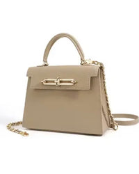 Anna Leather Satchel Bag