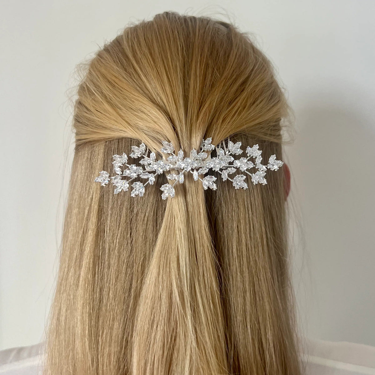 Tania Hird Tiffany Zircon Hair Comb detail