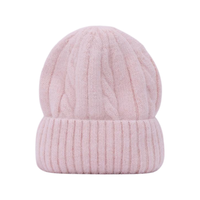 Beanie Angora Cable