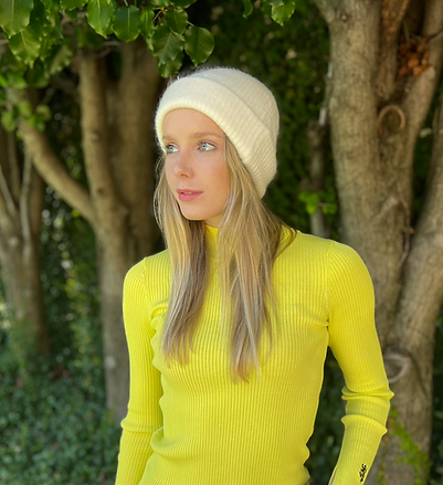 Angora Blend Slouch beanie