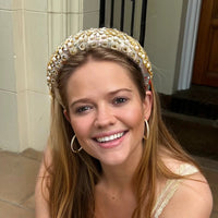 Tania Hird Isabella Statement Headband - Pink