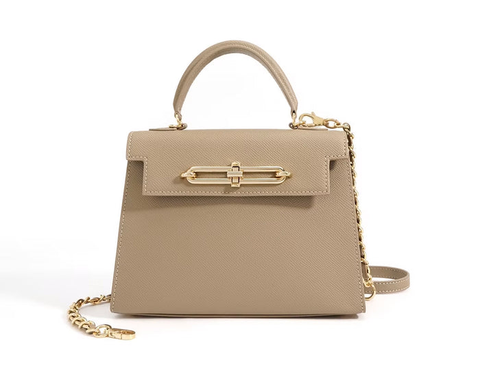 Anna Leather Satchel Bag