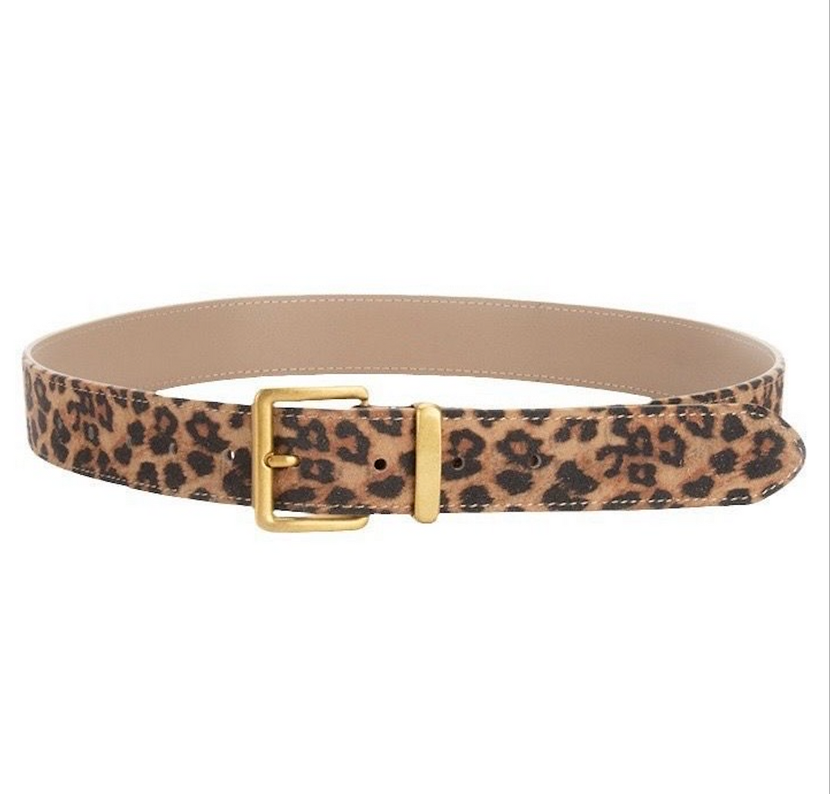 Leopard Print Belt