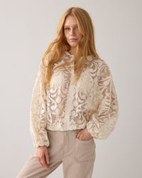 Summum Jacket Lace in Ivory - side