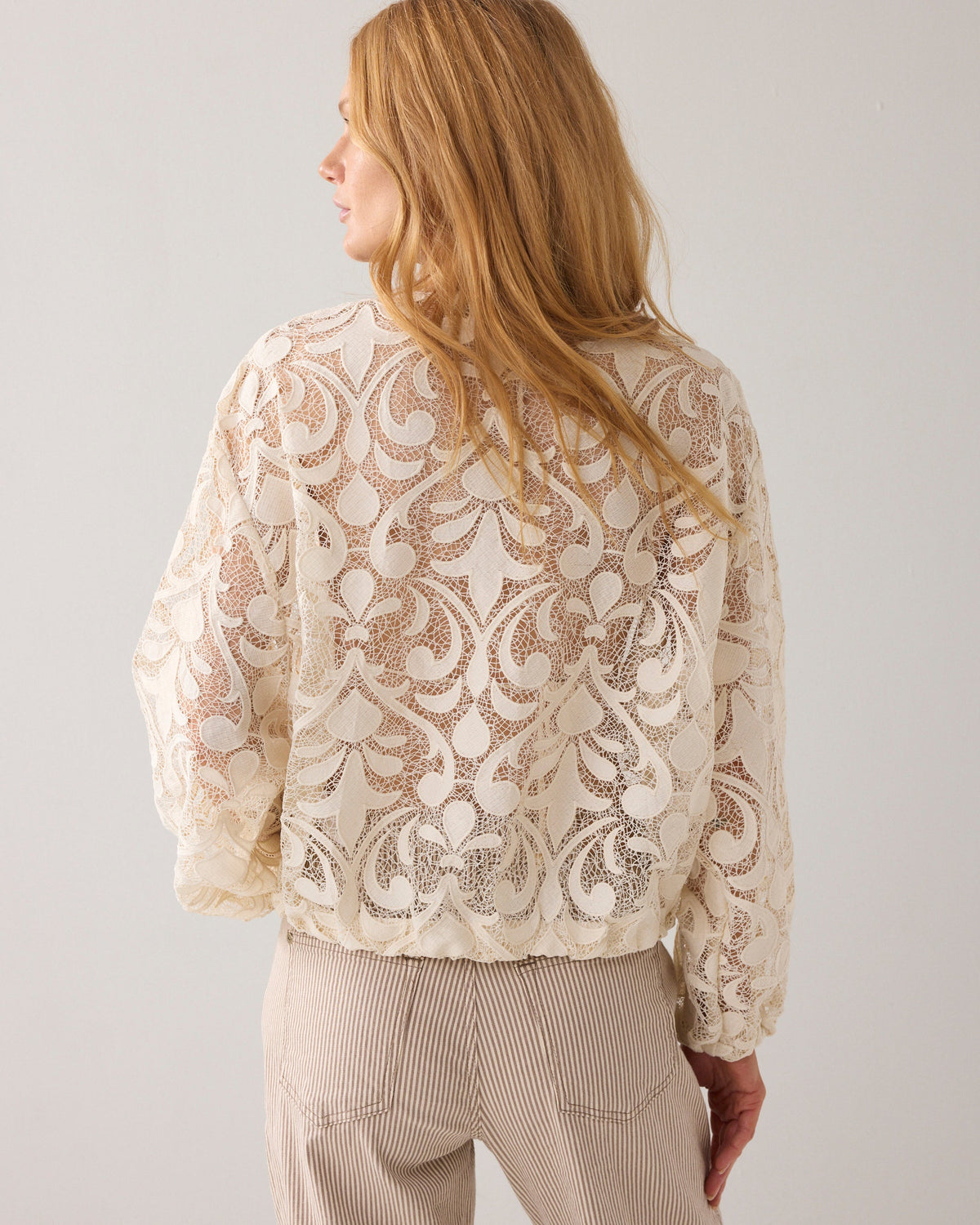 Summum Jacket Lace in Ivory - back