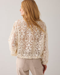 Summum Jacket Lace in Ivory - back