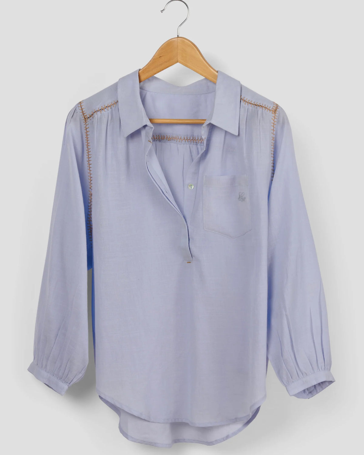 New Birkin Blouse - Blue