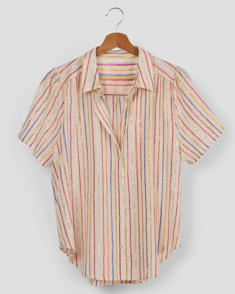 Persanne Blouse Rainbow Stripe