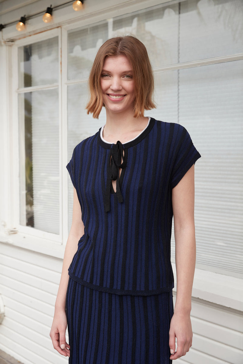 Amelia Top - Navy