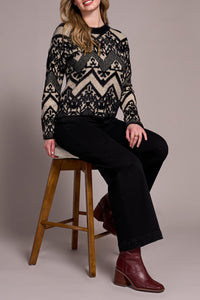 Tribal - Albuquerque Long Sleeve Crew Sweater