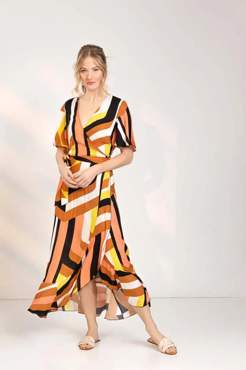 Anne B Retro Dress - Terra