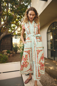 Alessandra - Estella Linen Dress - Portofino