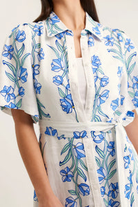 Alessandra - Emma Vine Dress - Blue