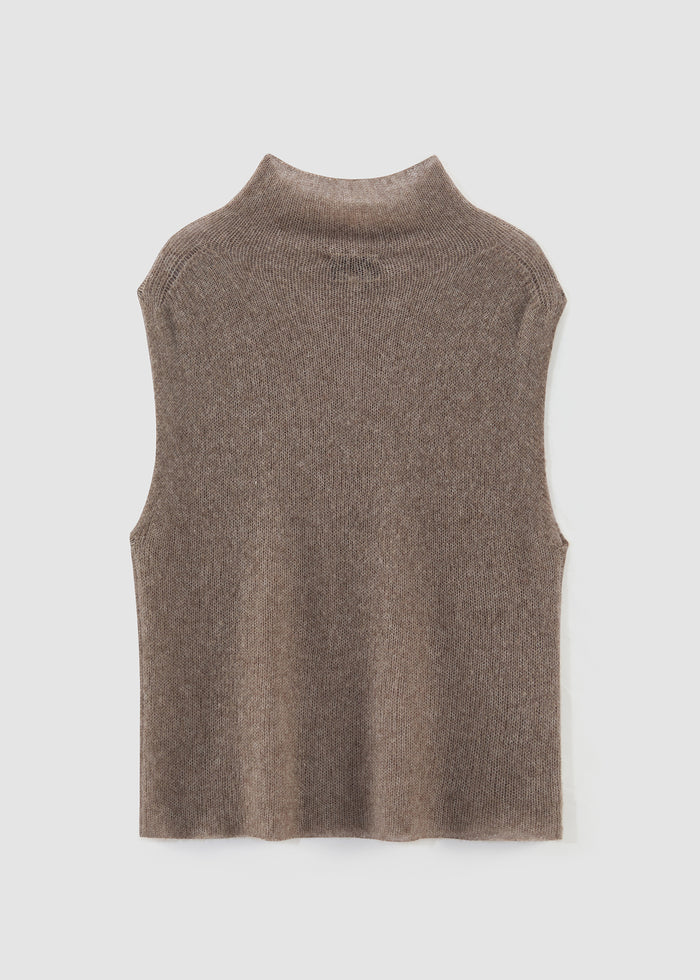 Aleger - Clouded Funnel Neck Vest