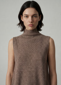 Aleger - Clouded Funnel Neck Vest