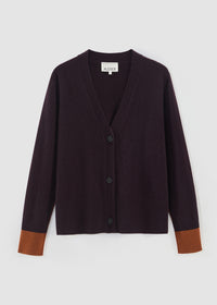 Aleger - Cashmere Seam Detail Cardigan
