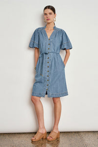 Zoe Kratzmann Honor Dress in Mid Wash Denim