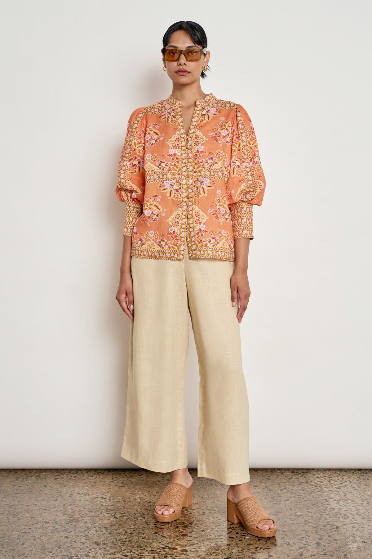 Zoe Kratzmann Proclaim Top in Marigold Glow