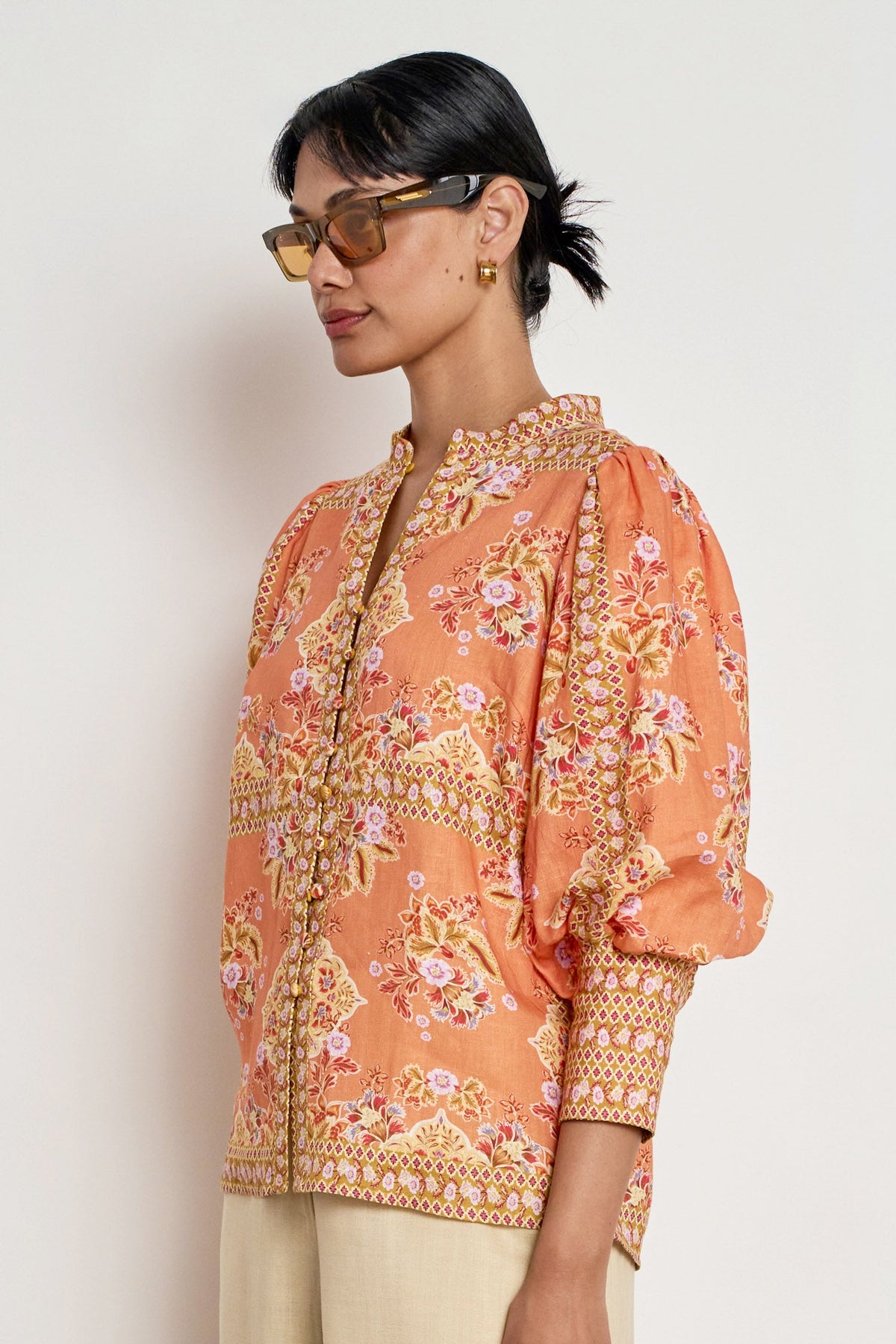 Zoe Kratzmann Proclaim Top in Marigold Glow