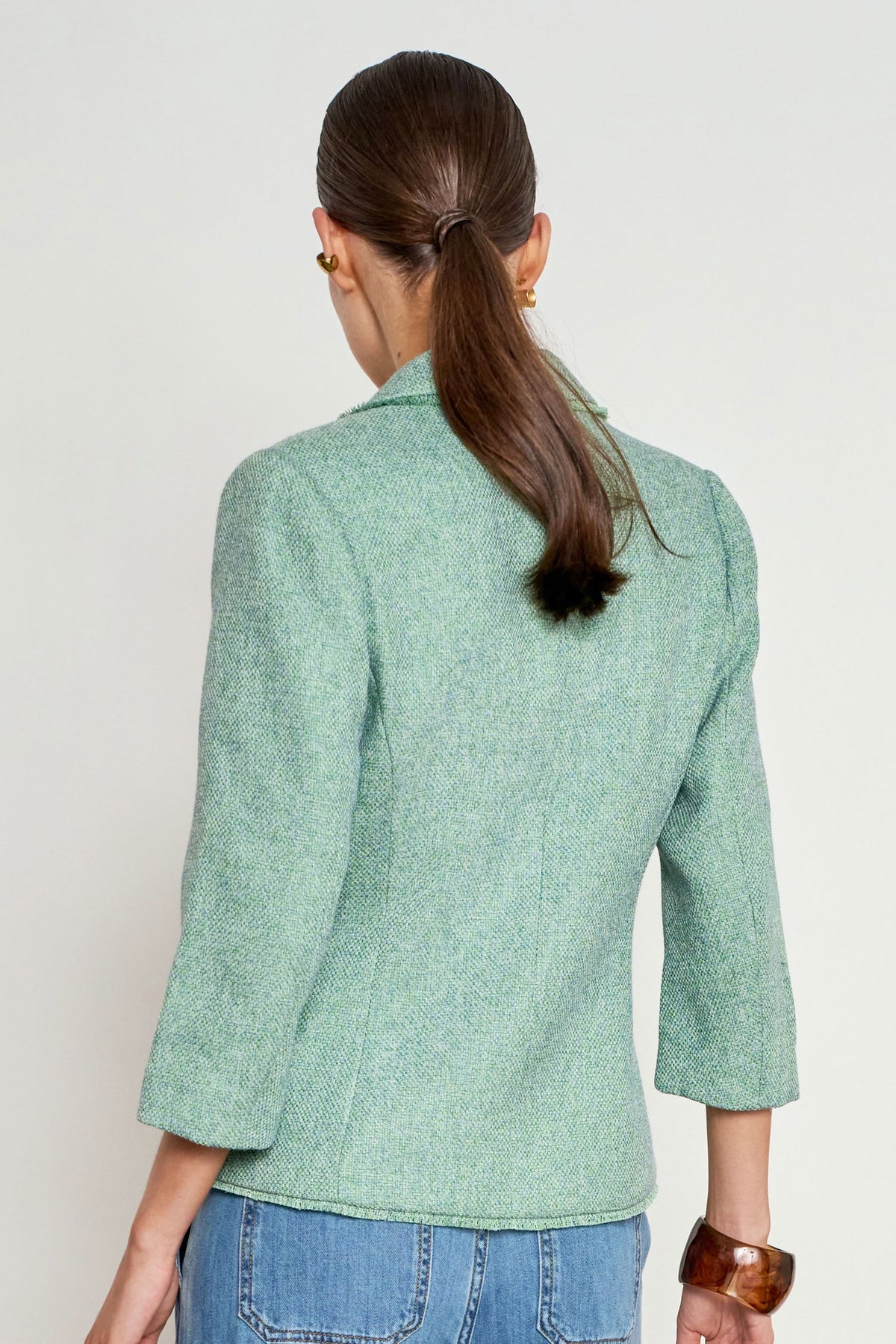 Zoe Kratzmann Prospect Jacket in Meadow - button detail