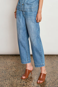 Zoe Kratzmann Ascend Pant in Mid Wash Denim