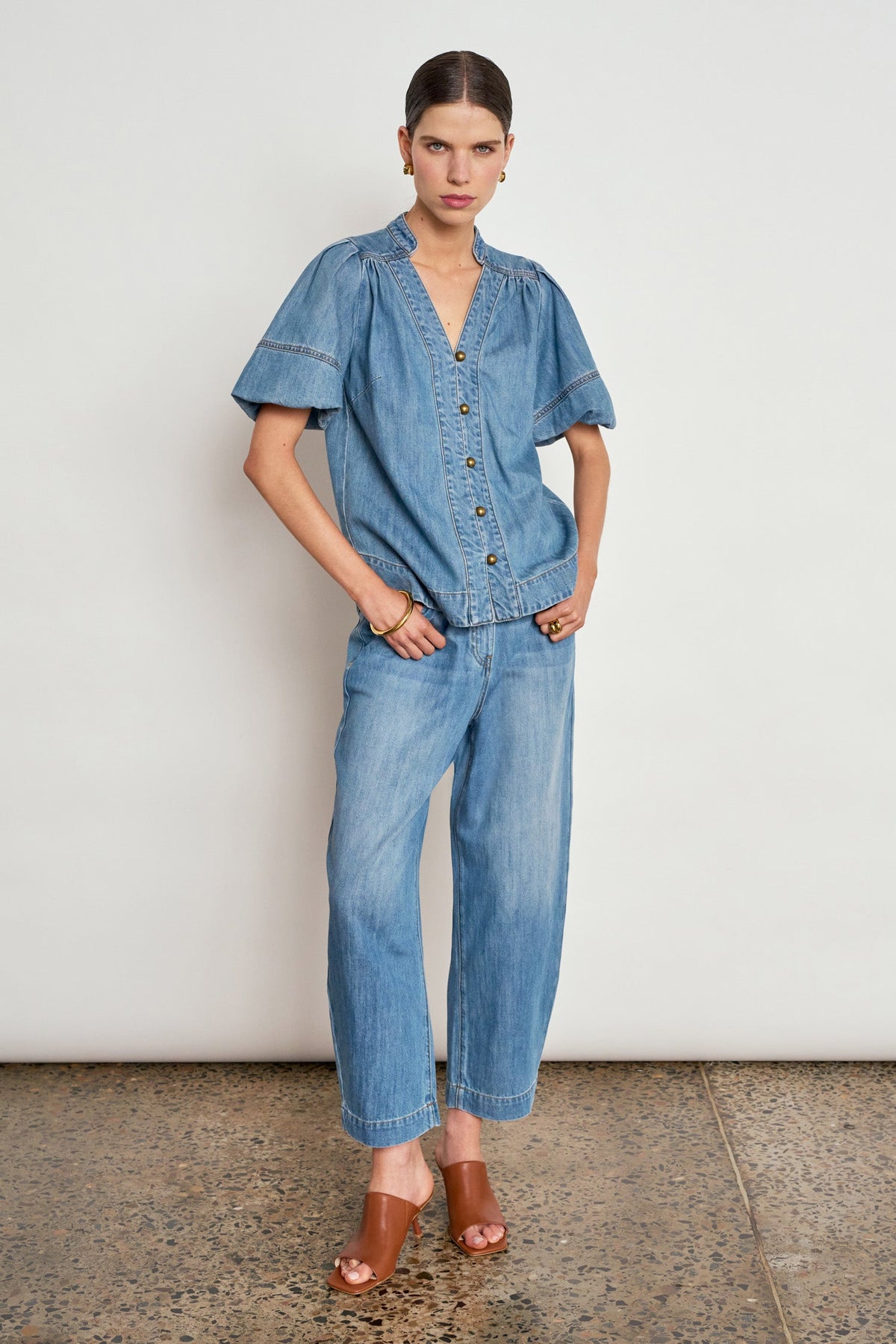 Zoe Kratzmann Ascend Pant in Mid Wash Denim
