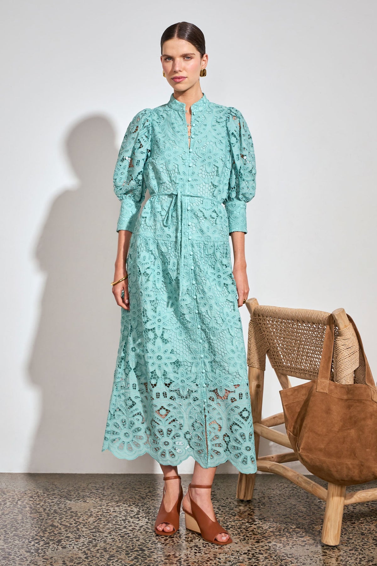 Zoe Kratzmann Gravitate Maxi Dress in Pistachio - side