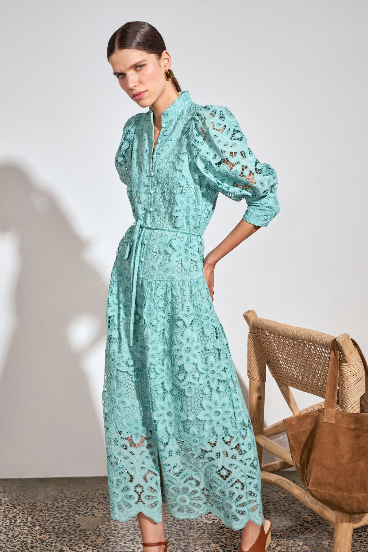 Zoe Kratzmann Gravitate Maxi Dress in Pistachio - front