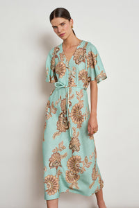 Zoe Kratzmann Premier Dress in Mint Kgari - front