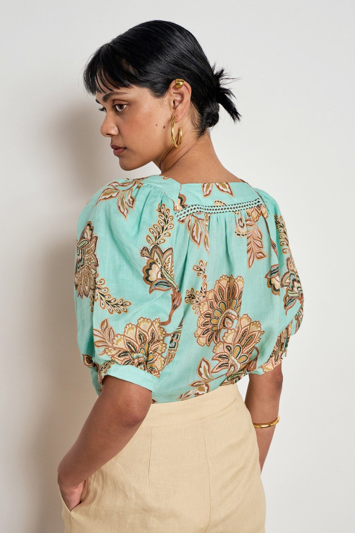 Zoe Kratzmann Grace Top in Mint Kgari